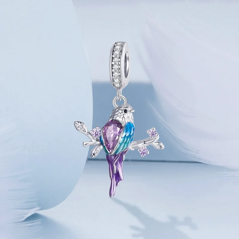(изображение за) Висулка Kingfisher в стил PANDORA - BSC985 - Преглед 2