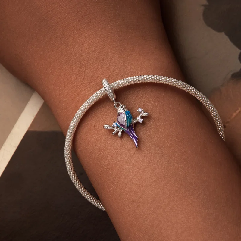(изображение за) Висулка Kingfisher в стил PANDORA - BSC985 - Преглед 6