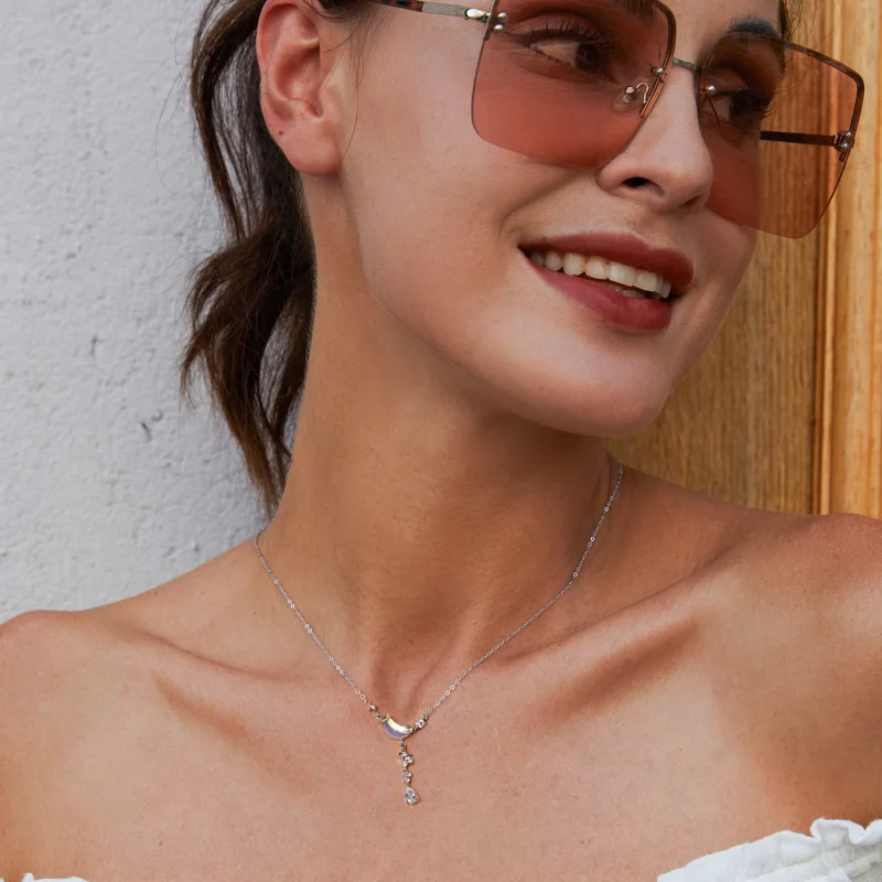 (изображение за) Колие Moonset Galaxy в стил PANDORA - BSN380 - Преглед 5