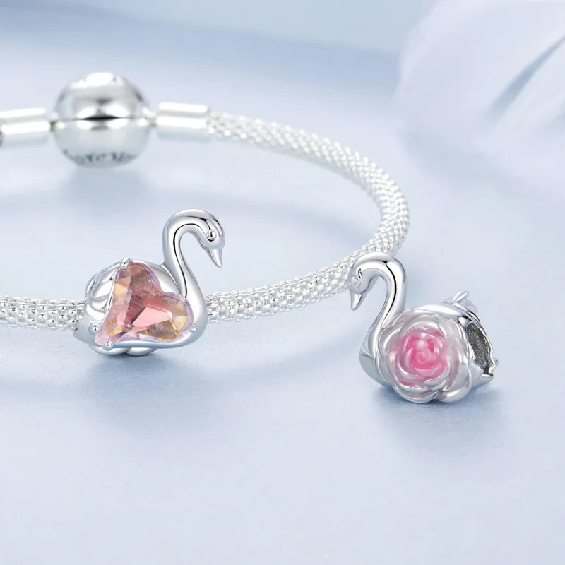 (изображение за) Лебедови мъниста в стил PANDORA - BSC980 - Преглед 4