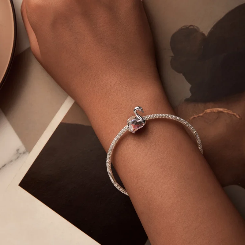 (изображение за) Лебедови мъниста в стил PANDORA - BSC980 - Преглед 6