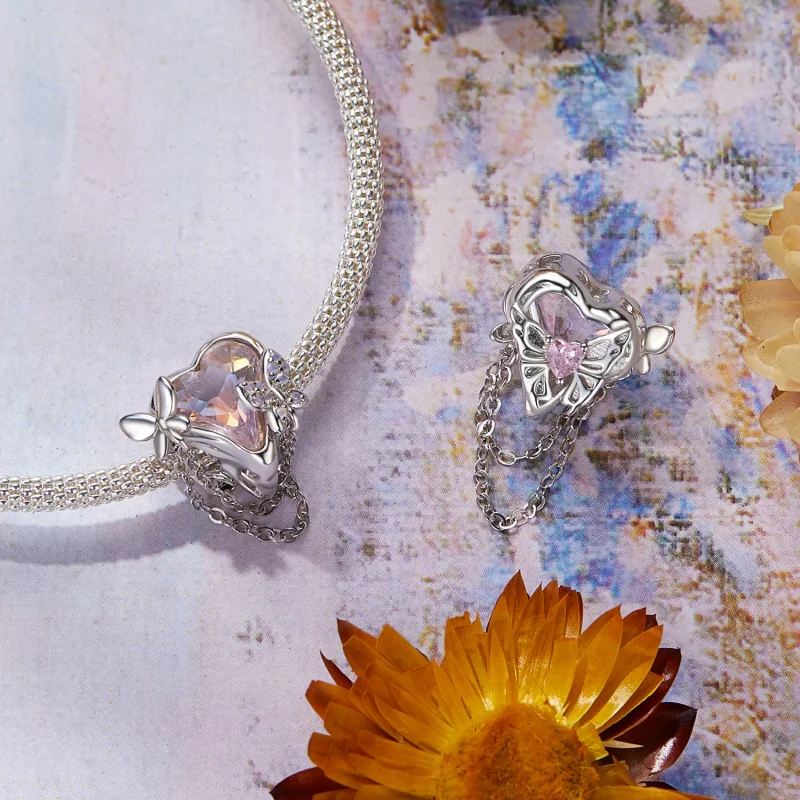 (изображение за) Мъниста пеперуди Моне в стил PANDORA - BSC986 - Преглед 4