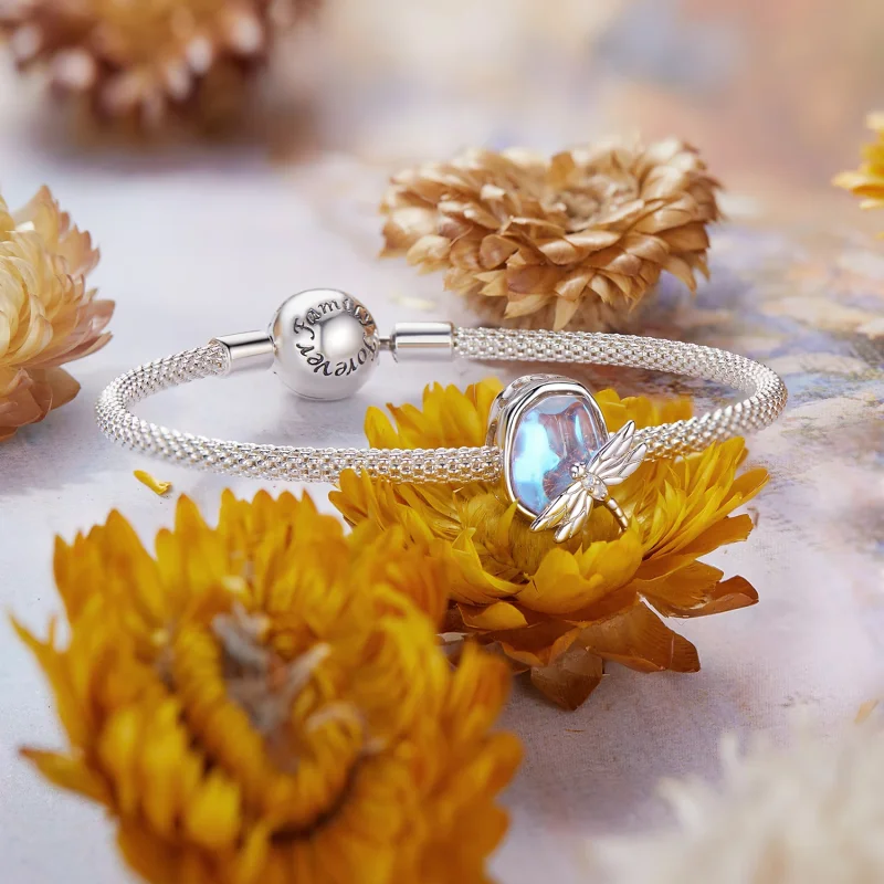 (изображение за) Мъниста с водни кончета Моне в стил PANDORA - BSC987 - Преглед 5