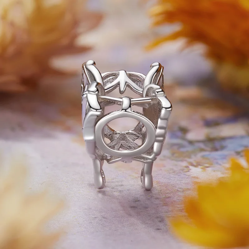 (изображение за) Мъниста с пеперуди Моне в стил PANDORA - BSC988 - Преглед 3