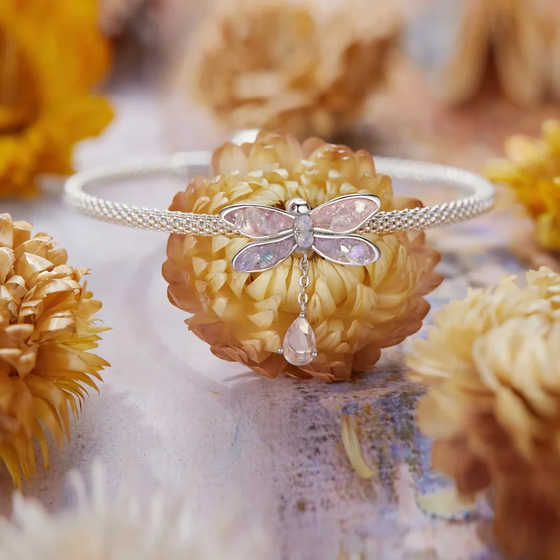 (изображение за) Мъниста Моне с водни кончета в стил PANDORA - BSC989 - Преглед 3
