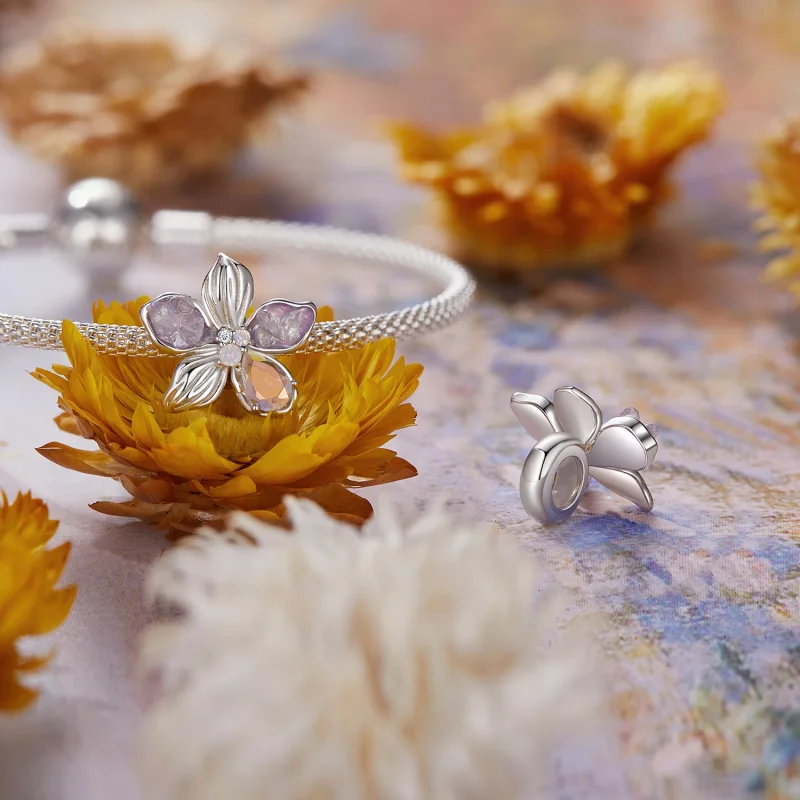(изображение за) Градински мъниста Моне в стил PANDORA - BSC990 - Преглед 4