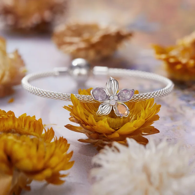 (изображение за) Градински мъниста Моне в стил PANDORA - BSC990 - Преглед 5