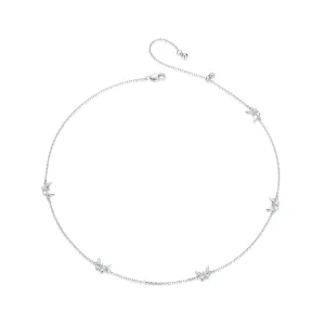 Малка верижка за ключицата в стил PANDORA - BSN376 (изображение за) Малка верижка за ключицата в стил PANDORA - BSN376