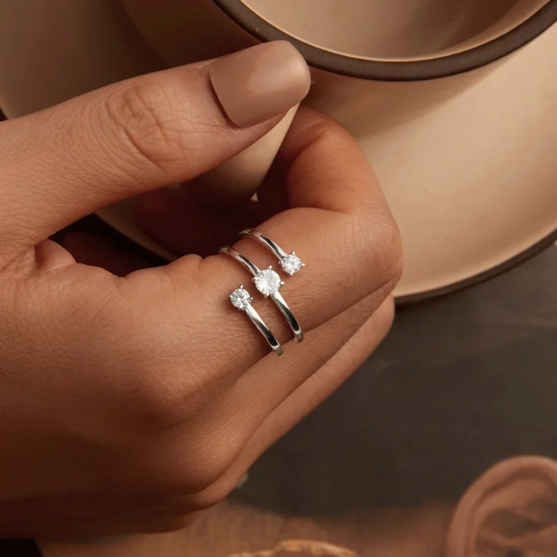 (изображение за) Блестящ опаковъчен пръстен в стил PANDORA - BSR532-E - Преглед 4