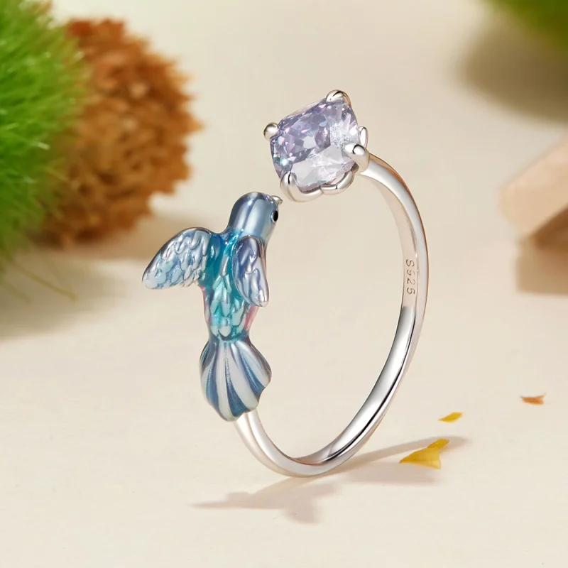 (изображение за) Пръстен с венчелистчета в стил PANDORA - BSR540-E - Преглед 2
