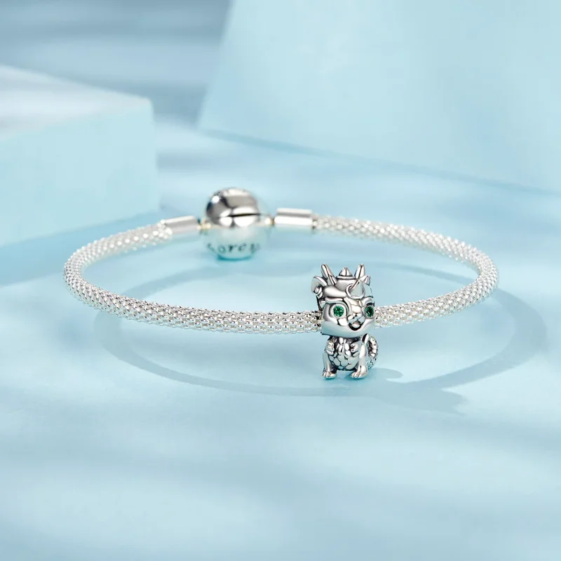 (изображение за) Мъниста с малък дракон в стил PANDORA - SCC2720 - Преглед 5