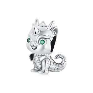 Мъниста с малък дракон в стил PANDORA - SCC2720 (изображение за) Мъниста с малък дракон в стил PANDORA - SCC2720