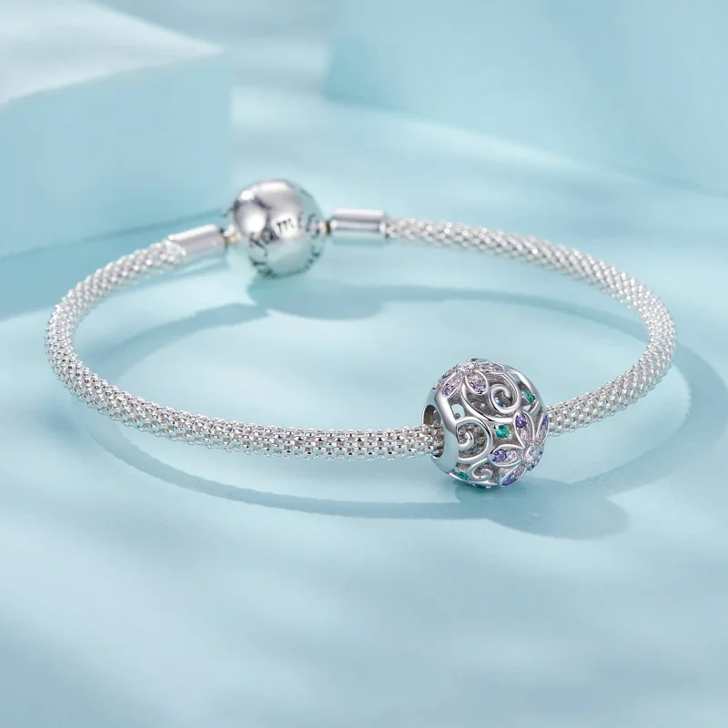(изображение за) Мъниста с цветя от лоза в стил PANDORA - SCC2741 - Преглед 5