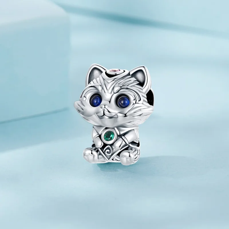 (изображение за) Малки мъниста от миеща мечка в стил PANDORA - SCC2757 - Преглед 2