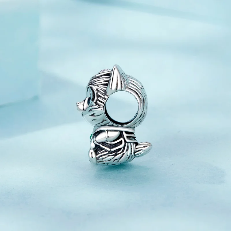 (изображение за) Малки мъниста от миеща мечка в стил PANDORA - SCC2757 - Преглед 3