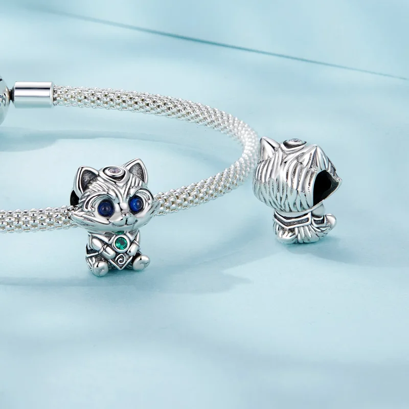 (изображение за) Малки мъниста от миеща мечка в стил PANDORA - SCC2757 - Преглед 4