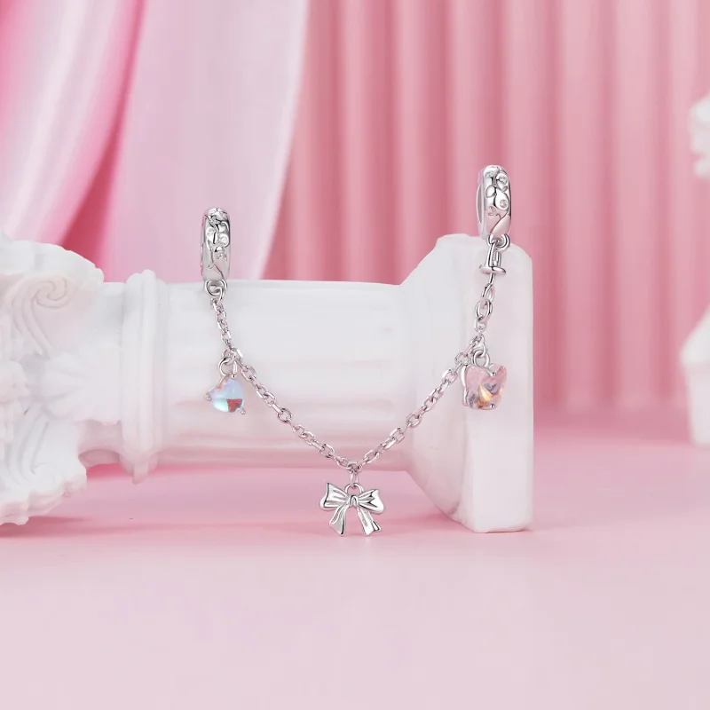 (изображение за) Защитна верига за балетен лък в стил PANDORA - SCC2762 - Преглед 2
