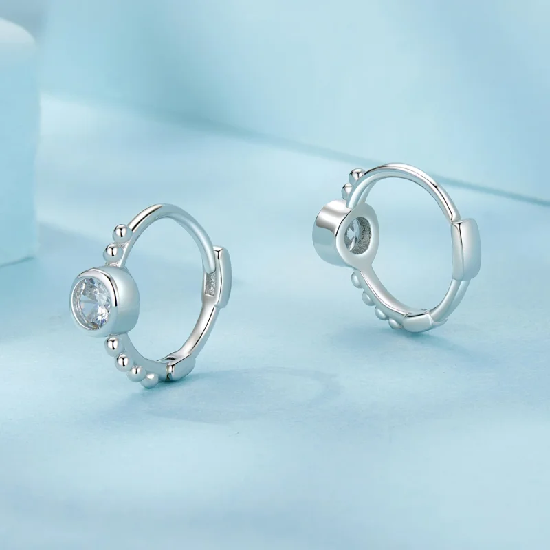 (изображение за) Семпли сребърни мъниста в стил PANDORA - SCE1731 - Преглед 3