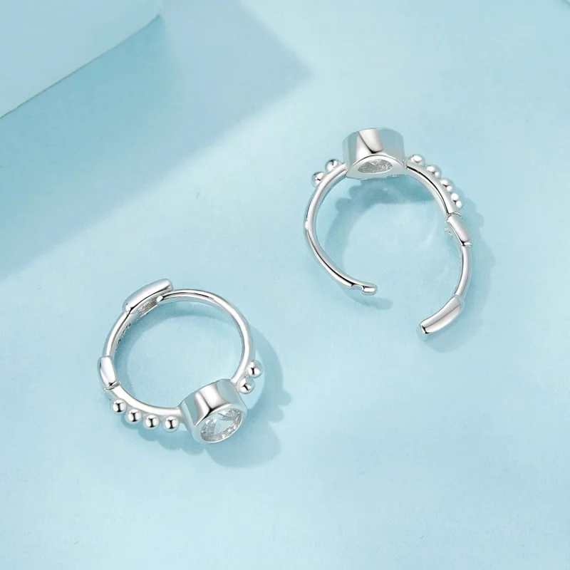 (изображение за) Семпли сребърни мъниста в стил PANDORA - SCE1731 - Преглед 4