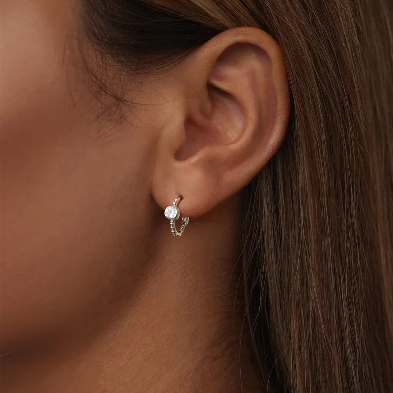 (изображение за) Семпли сребърни мъниста в стил PANDORA - SCE1731 - Преглед 5