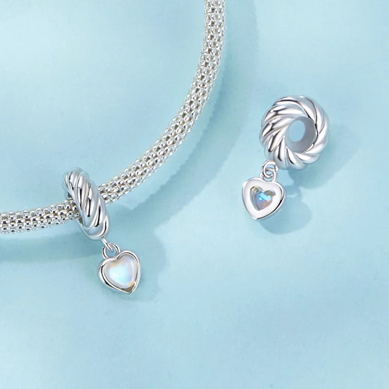 (изображение за) Силиконови дистанционни мъниста PANDORA Style Smart Heart - SCC2755 - Преглед 5