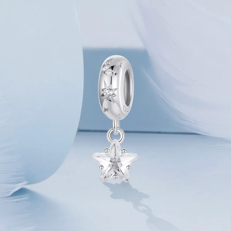 (изображение за) Силиконови дистанционни мъниста PANDORA Style Starlight - BSC984 - Преглед 2