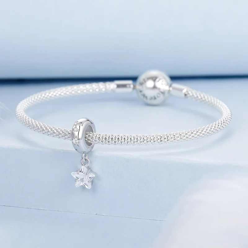 (изображение за) Силиконови дистанционни мъниста PANDORA Style Starlight - BSC984 - Преглед 3