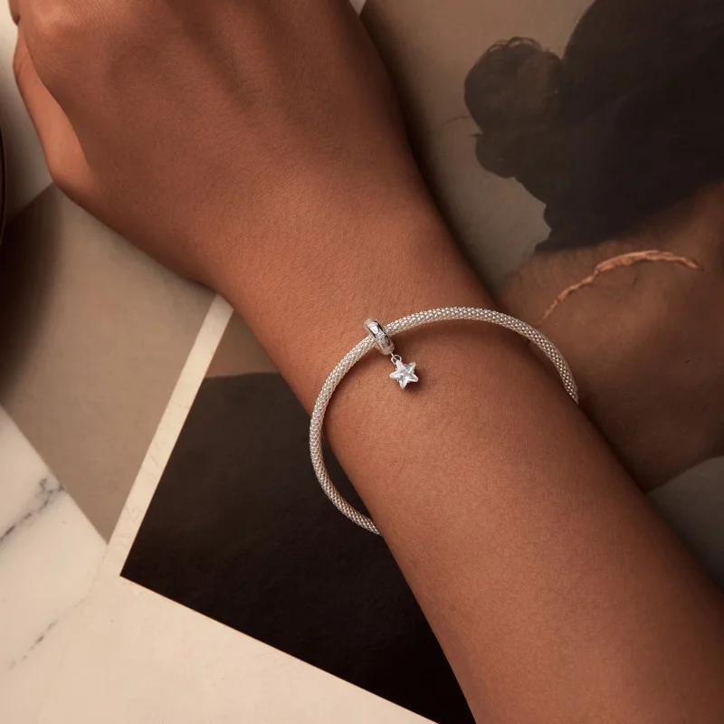 (изображение за) Силиконови дистанционни мъниста PANDORA Style Starlight - BSC984 - Преглед 6