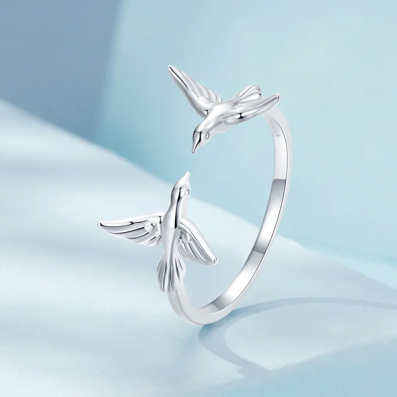 (изображение за) PANDORA Style Asuka Open Ring - SCR1006-E - Преглед 2