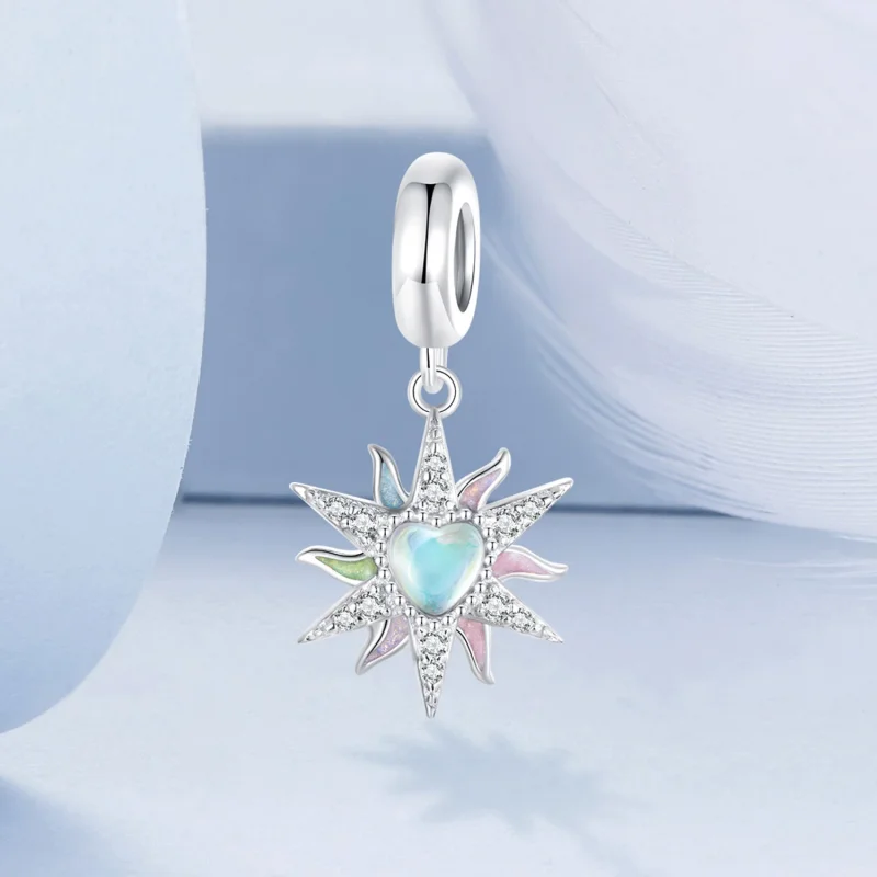 (изображение за) PANDORA Style Coloured Sunshine Dangle - BSC976 - Преглед 2