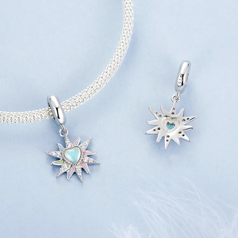 (изображение за) PANDORA Style Coloured Sunshine Dangle - BSC976 - Преглед 4