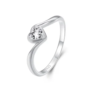 (изображение за) PANDORA Style Exquisite Love Moissanite пръстен (един сертификат) - MSR047