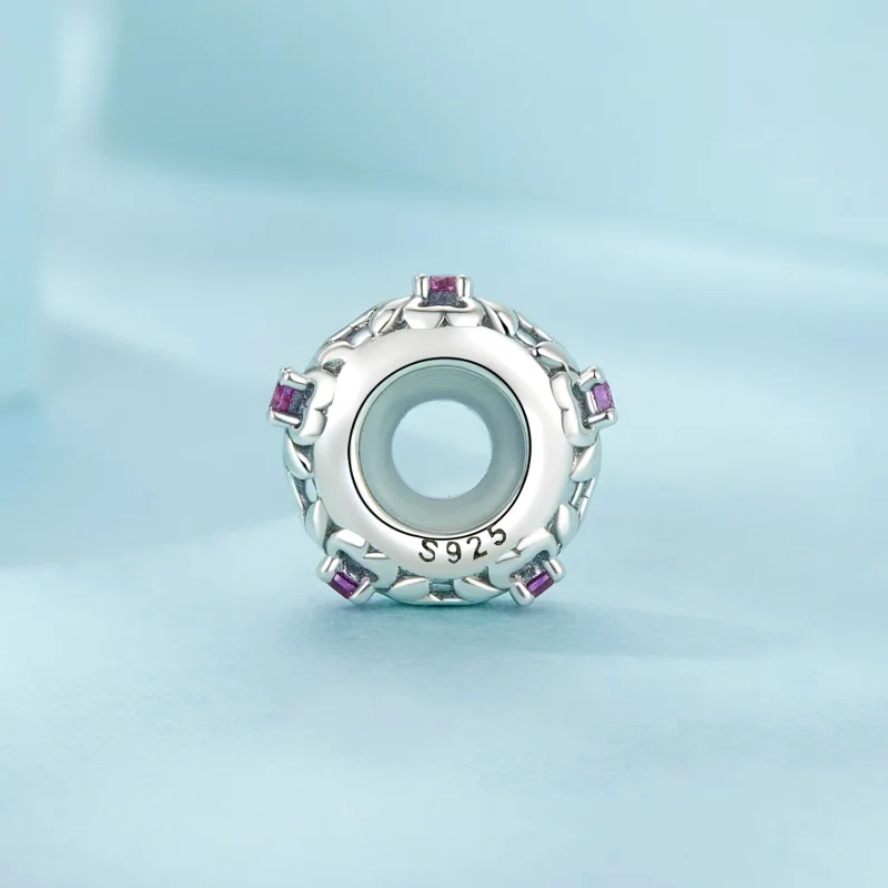 (изображение за) PANDORA Style Retro Iris Silicone Spacer Beads - SCC2756 - Преглед 3