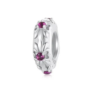 (изображение за) PANDORA Style Retro Iris Silicone Spacer Beads - SCC2756
