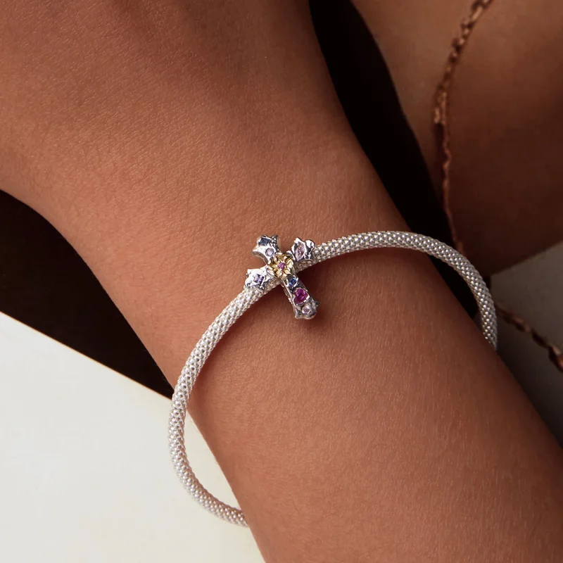 (изображение за) PANDORA Style Vintage Cross - BSC1005 - Преглед 6
