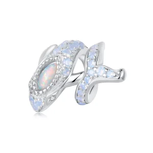 Талисман Син кит в стил PANDORA - BSC1015 (изображение за) Талисман Син кит в стил PANDORA - BSC1015