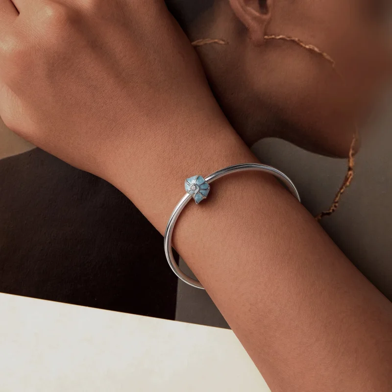 (изображение за) Талисман със синя раковина в стил PANDORA - BSC1018 - Преглед 6