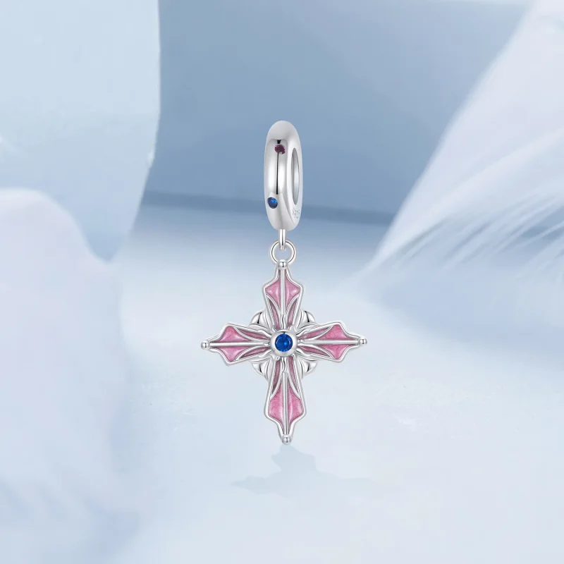 (изображение за) Висулка с кръст в стил PANDORA - BSC1023 - Преглед 2