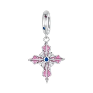 (изображение за) Висулка с кръст в стил PANDORA - BSC1023
