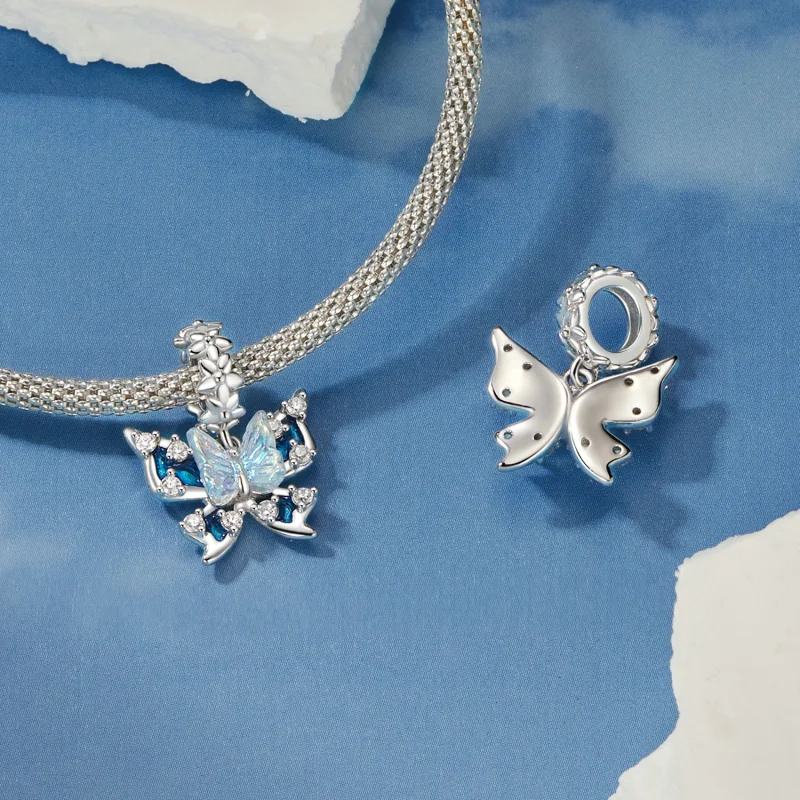 (изображение за) Талисман Пеперуда в стил PANDORA - BSC1025 - Преглед 4