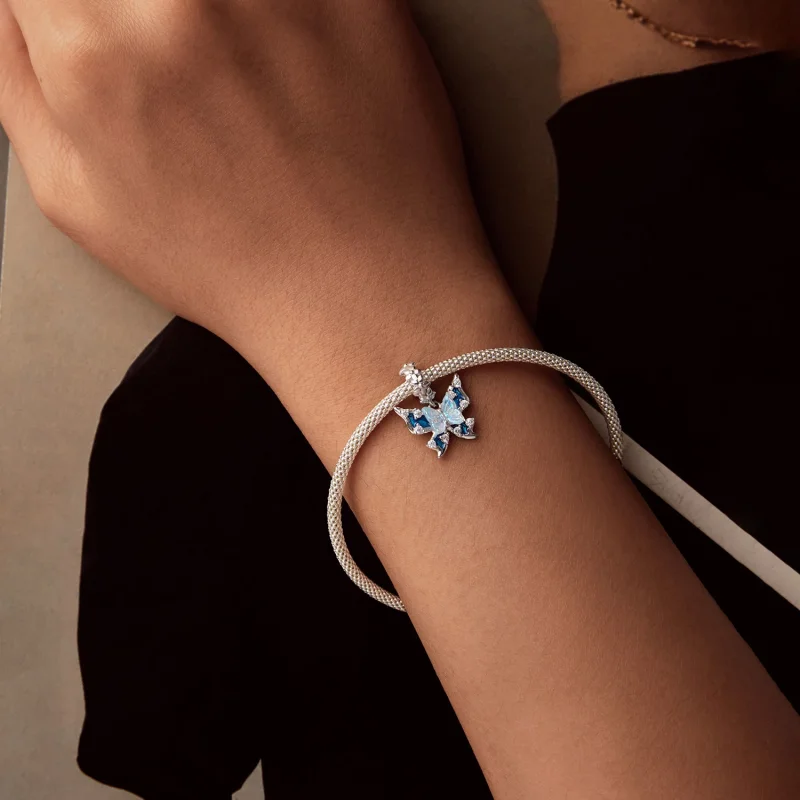 (изображение за) Талисман Пеперуда в стил PANDORA - BSC1025 - Преглед 5