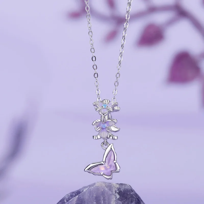 (изображение за) Висулка пеперуда ирис в стил PANDORA - BSC1033 - Преглед 3