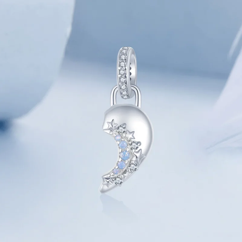(изображение за) Любовна висулка Слънце и Луна в стил PANDORA - BSC1034 - Преглед 5
