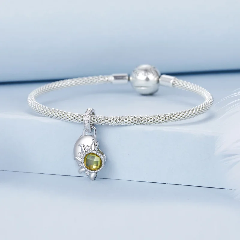 (изображение за) Любовна висулка Слънце и Луна в стил PANDORA - BSC1034 - Преглед 7