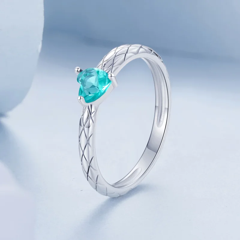 (изображение за) Пръстен с диамант в стил PANDORA - BSR563 - Преглед 2