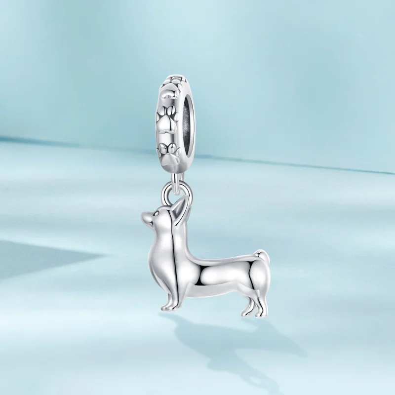 (изображение за) Висулка корги в стил PANDORA - SCC2783 - Преглед 2