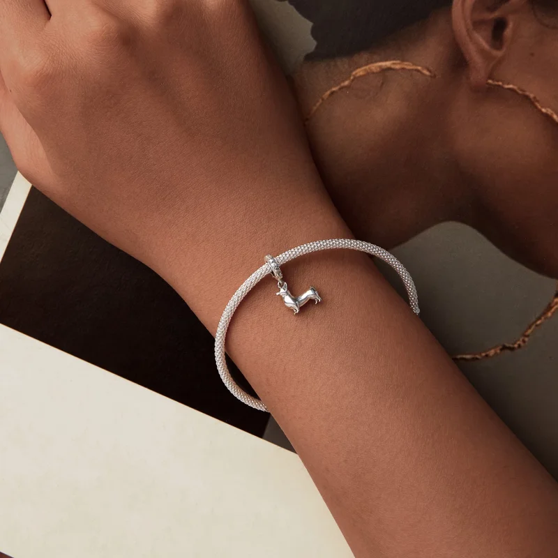 (изображение за) Висулка корги в стил PANDORA - SCC2783 - Преглед 5