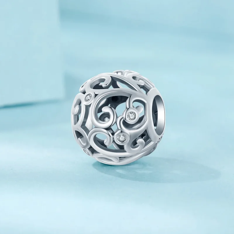 (изображение за) Талисман с къдрава трева в стил PANDORA - SCC2785 - Преглед 2