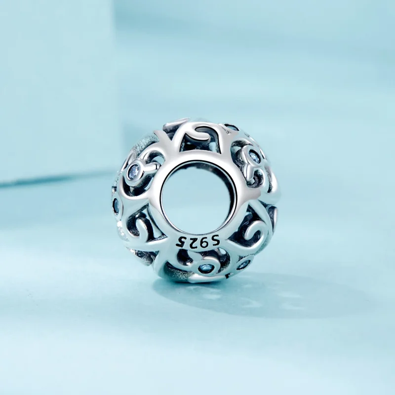 (изображение за) Талисман с къдрава трева в стил PANDORA - SCC2785 - Преглед 3