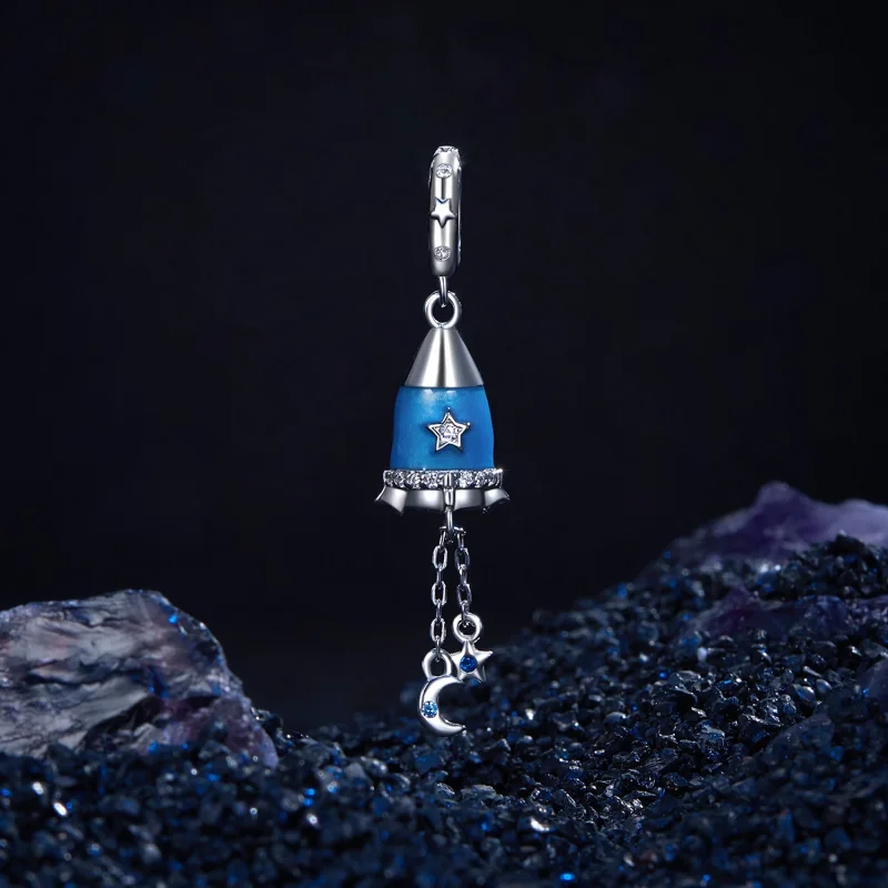 (изображение за) Висулка със звезда и луна в стил PANDORA - SCC2788 - Преглед 2